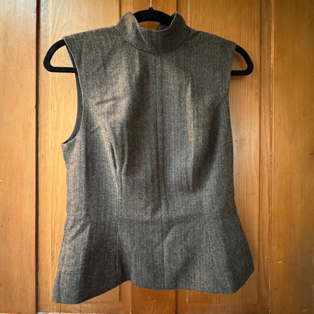 Reformation Sutton Mock Neck Sleeveless Top